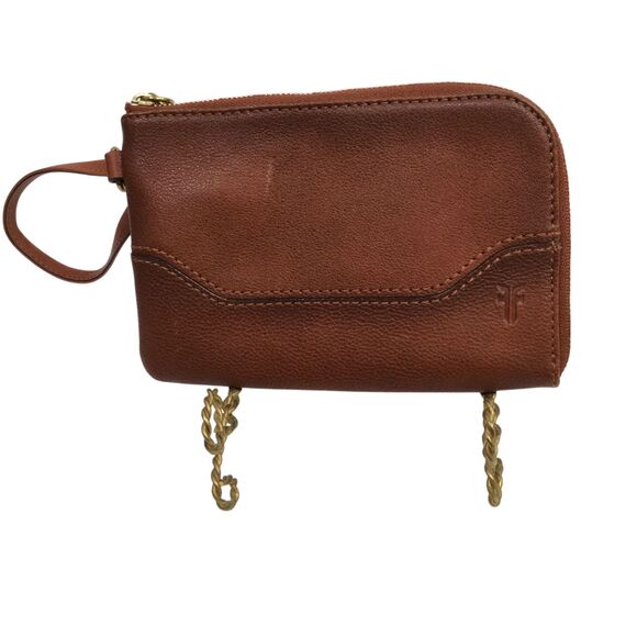 Frye Handbags - Frye Womens Melissa or Paige Leather Wristlet Wallet Pouch in Brown One Size